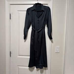 Zara Black Long Sleeve Dress